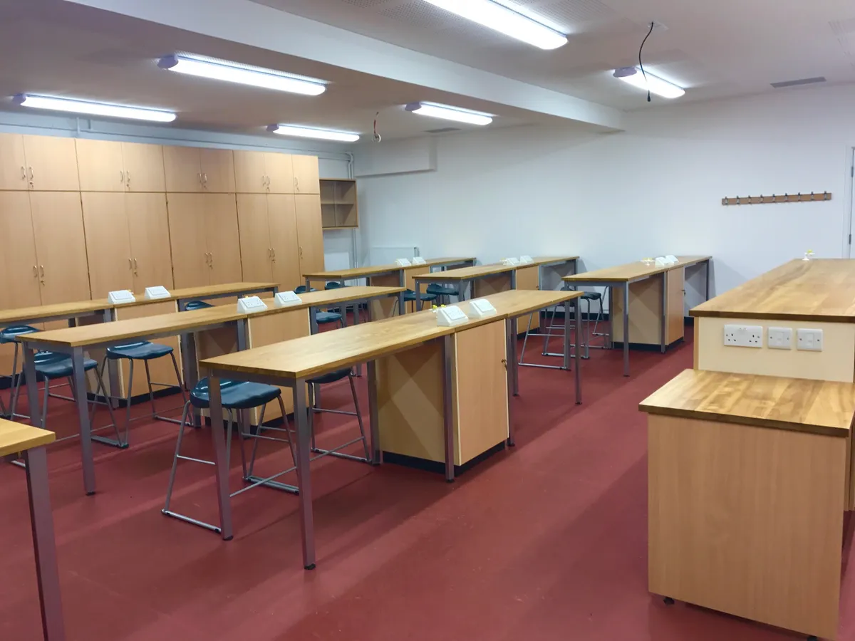 Science Classrooms construction project by Aldwick Building Company