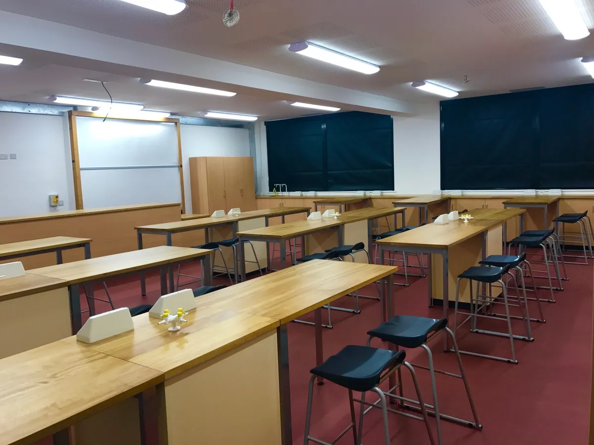 Science Classrooms construction project by Aldwick Building Company